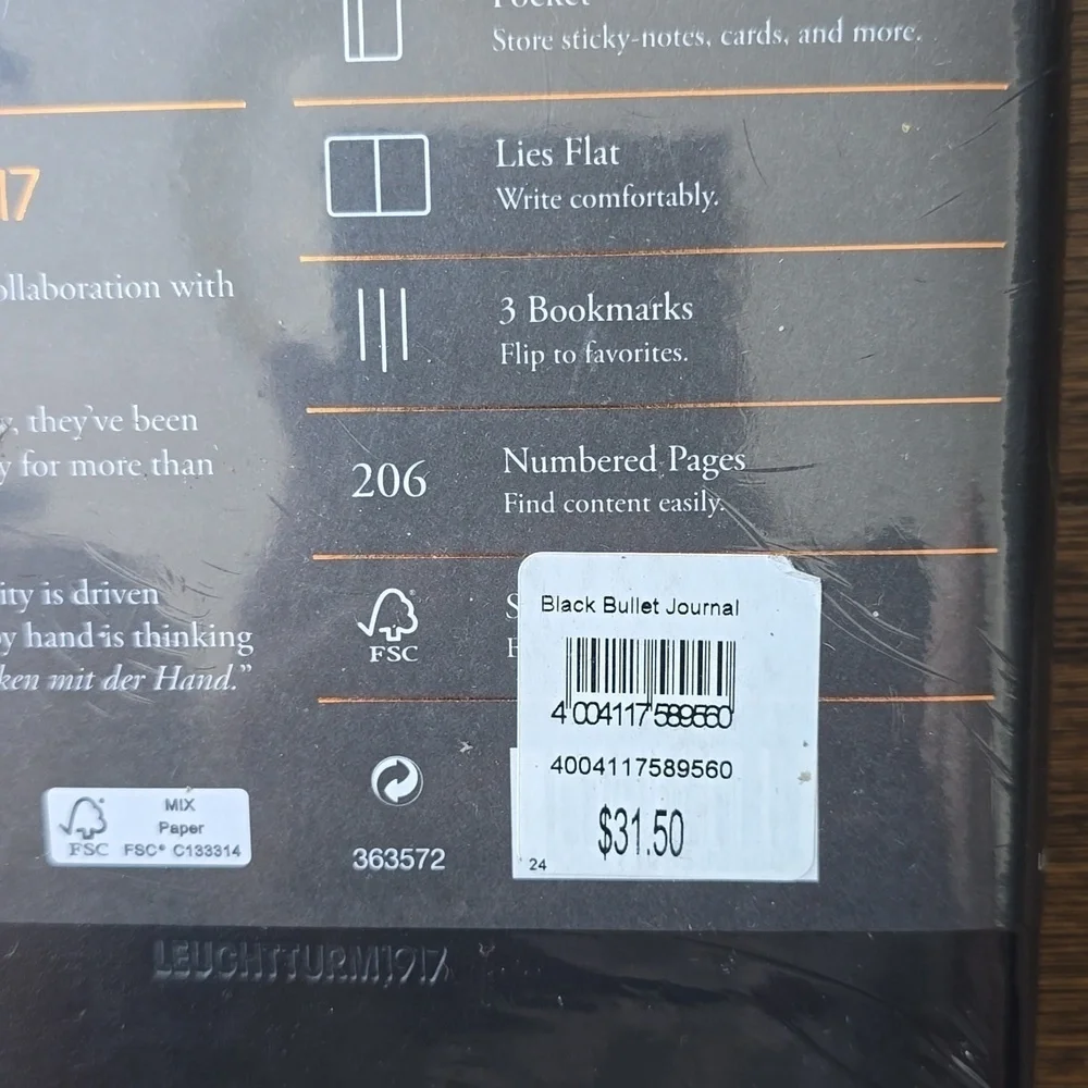 ❤️BUY 5 GET 3 FREE  Bullet Journal Edition 2, Yellow24 & Black,Retail $31.50US